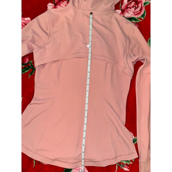 Lululemon Jacket Women’s 10 Pink Hooded Define Soft Girl Ballet Soft Girl - Picture 12 of 16